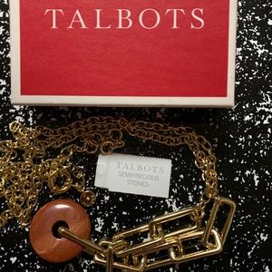 Talbots Links & Circle Pendant